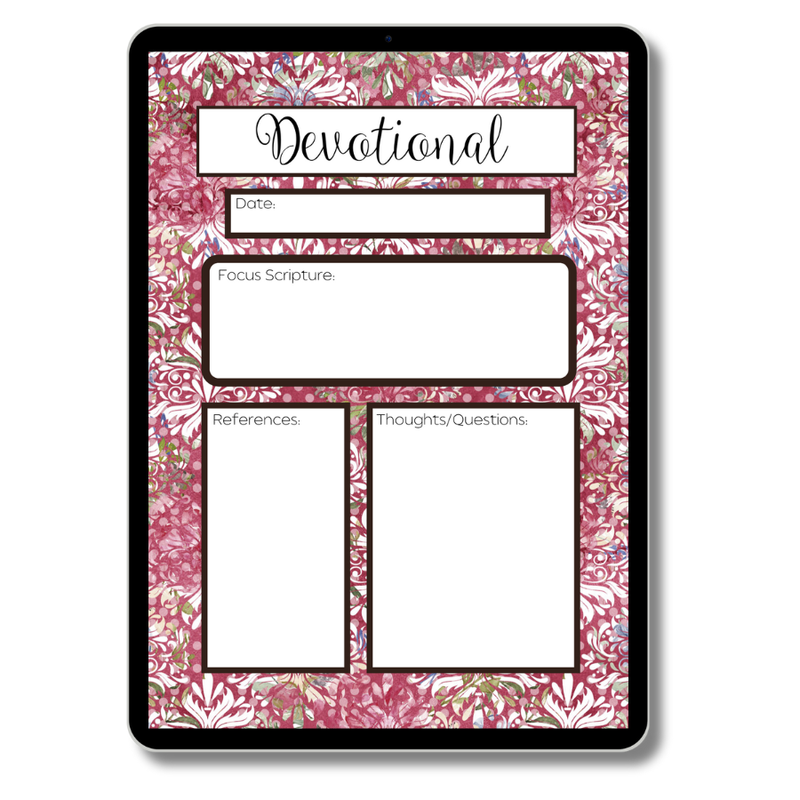 Digital Devotional Template