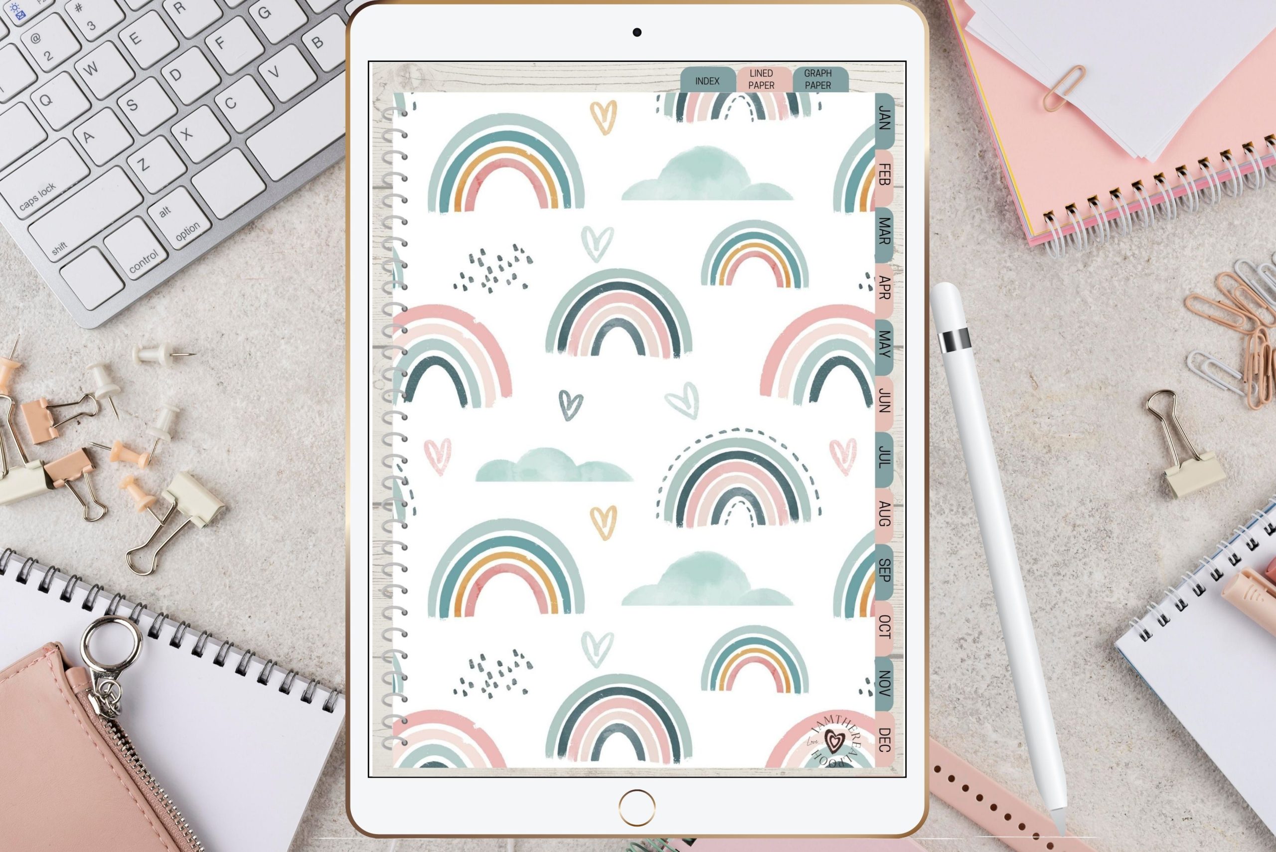 Digital Rainbow Daily Planner - Image 2