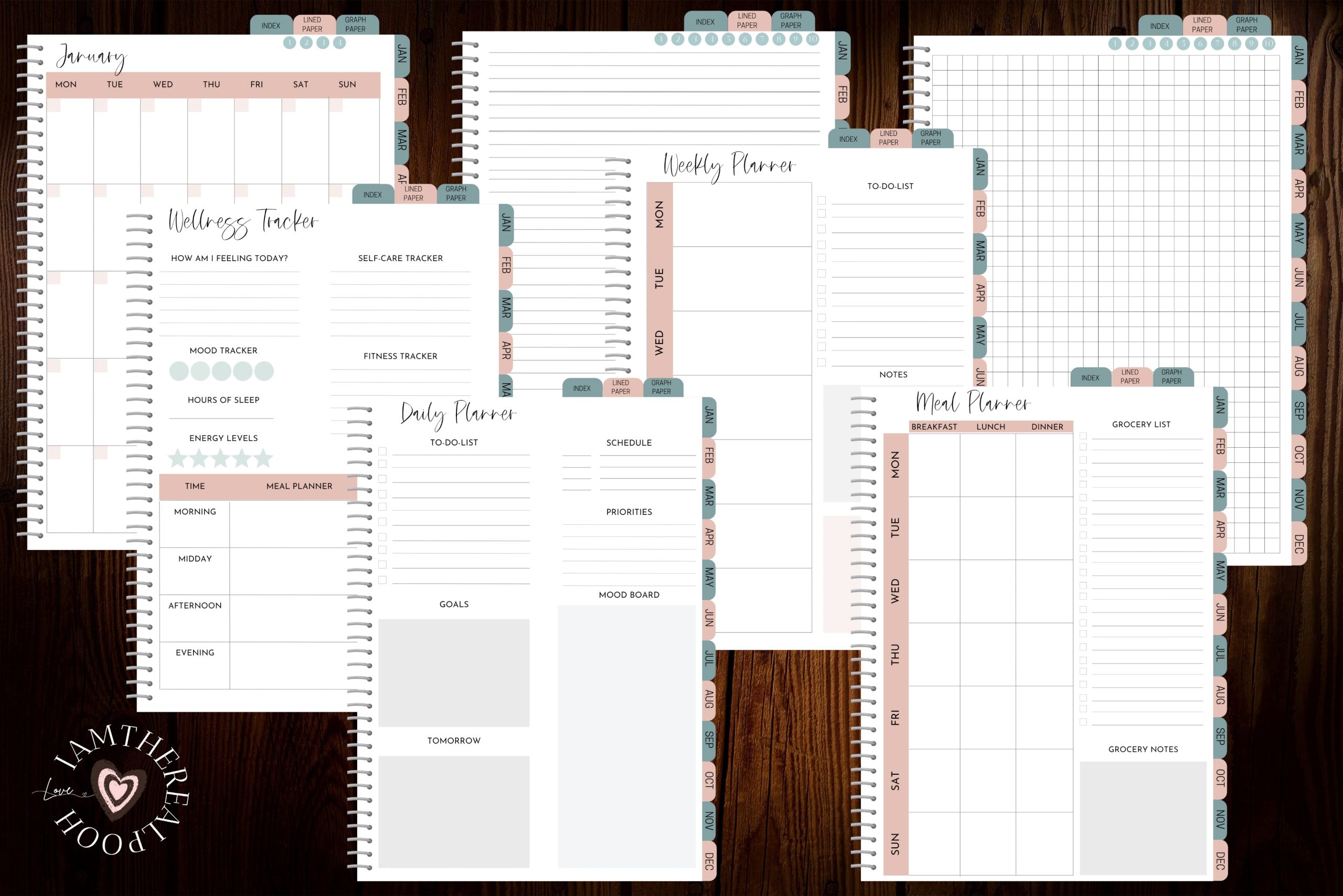 Digital Rainbow Daily Planner - Image 4