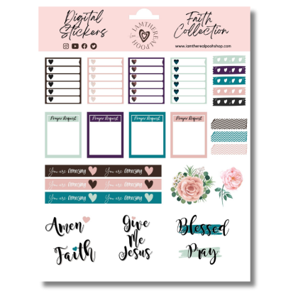 Faith Planning Stickers